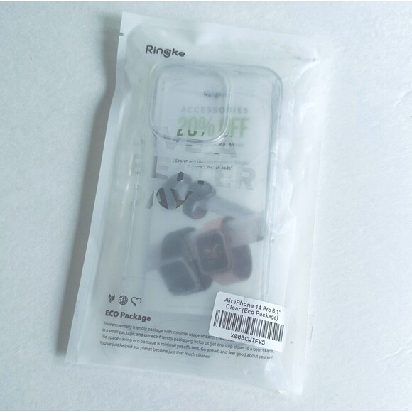 For Apple iPhone 14 Pro 6.1" Ringke Soft Flexible Clear Lightweight Phone Case - Picture 4 of 4